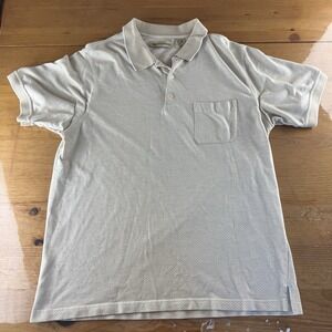 Vintage Munsingwear Men's Beige With White Piping Polo Shirt Size XL Excellent‎